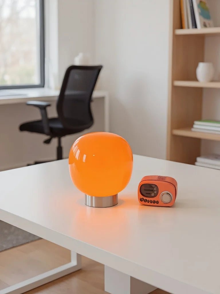 Lumière Macaron – Mundgeblasene Glas-Tischleuchte