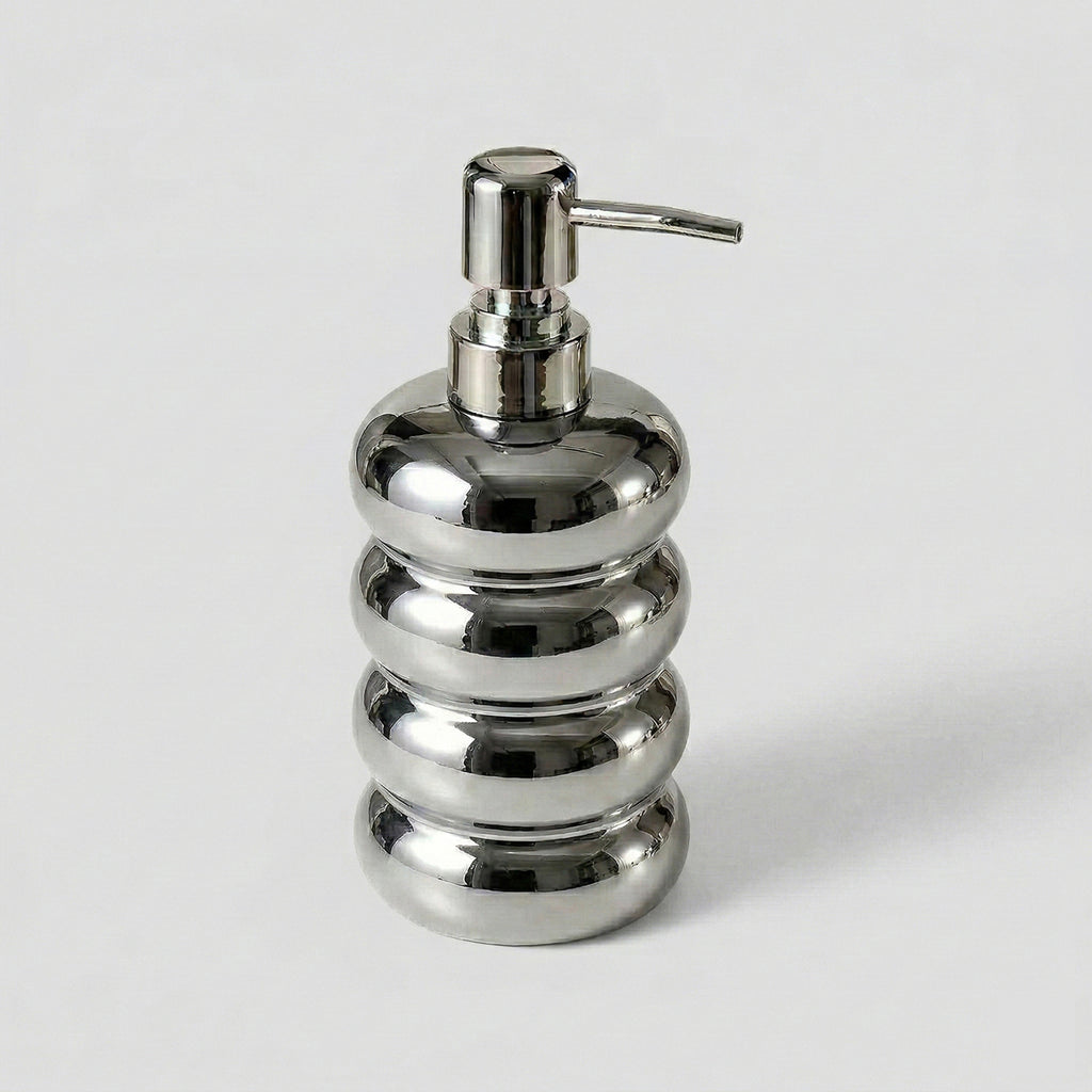 Mid-Century Keramik Seifenspender „Bubbles“ – Skulpturales Design für Bad & Küche