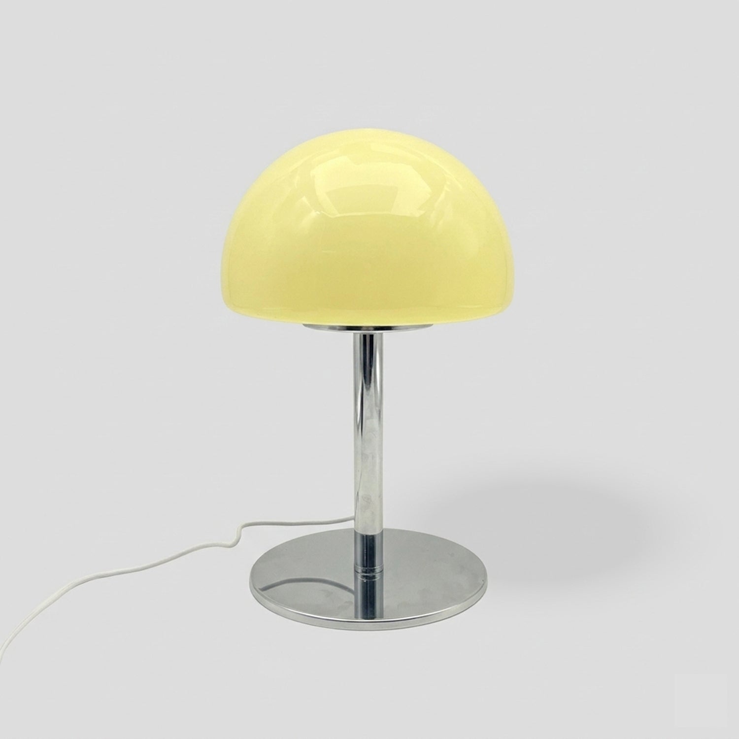 Mid-Century Glas-Pilzlampe „Sol“ – Dimmbare Design-Tischleuchte