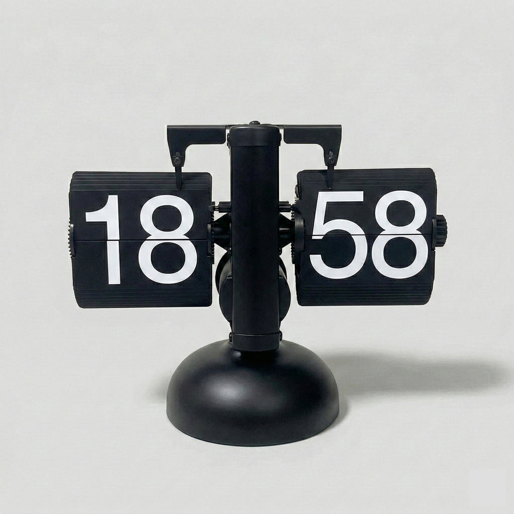 Flip Clock Vintage – Mechanische Retro Klappzahluhr